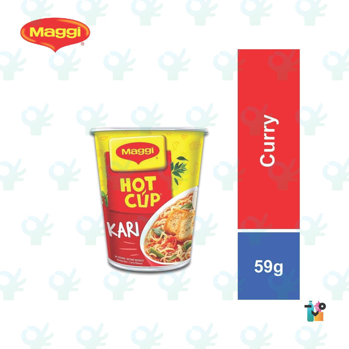 Ofiskita Nestle Maggi Hot Cup Curry Instant Noodles 59G 6 Cups Packing